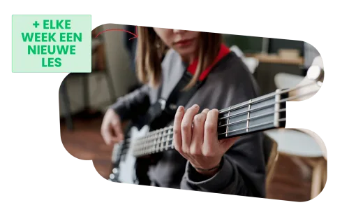 elke week een nieuwe basgitaar les