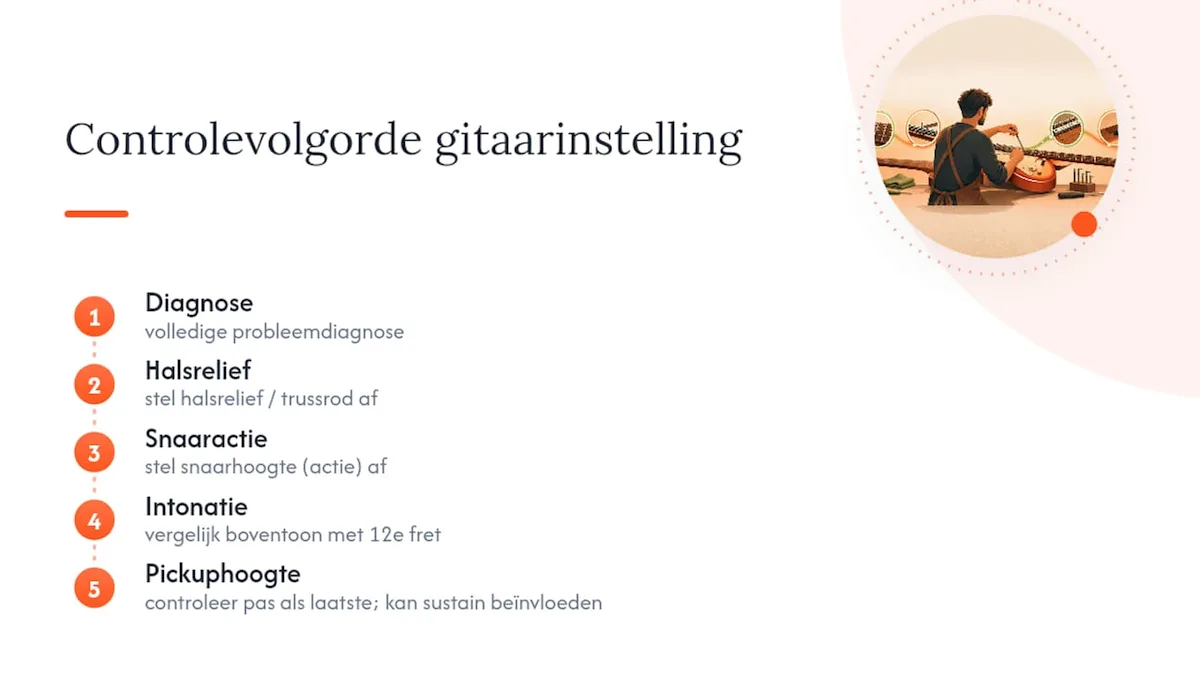 Stappenplan om fretbuzz te controleren