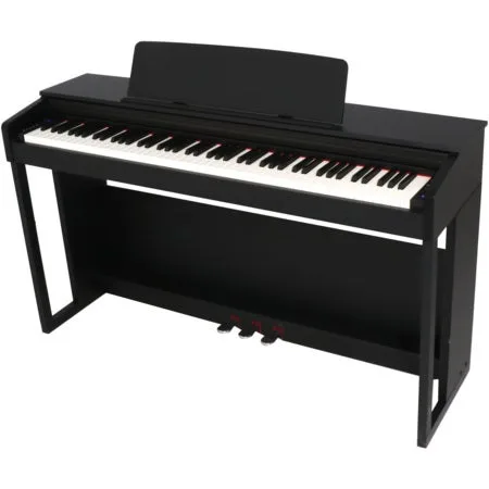Fazley DP-320 digitale piano met meubel en pedalen, zwart