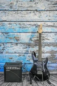 Elektrische gitaar en versterker