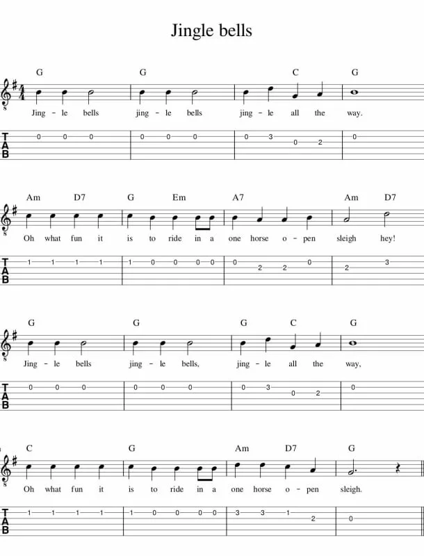 Kerstliedjes spelen op de gitaar. Alle akkoorden die je nodig hebt! kerstliedjes gitaar akkoorden