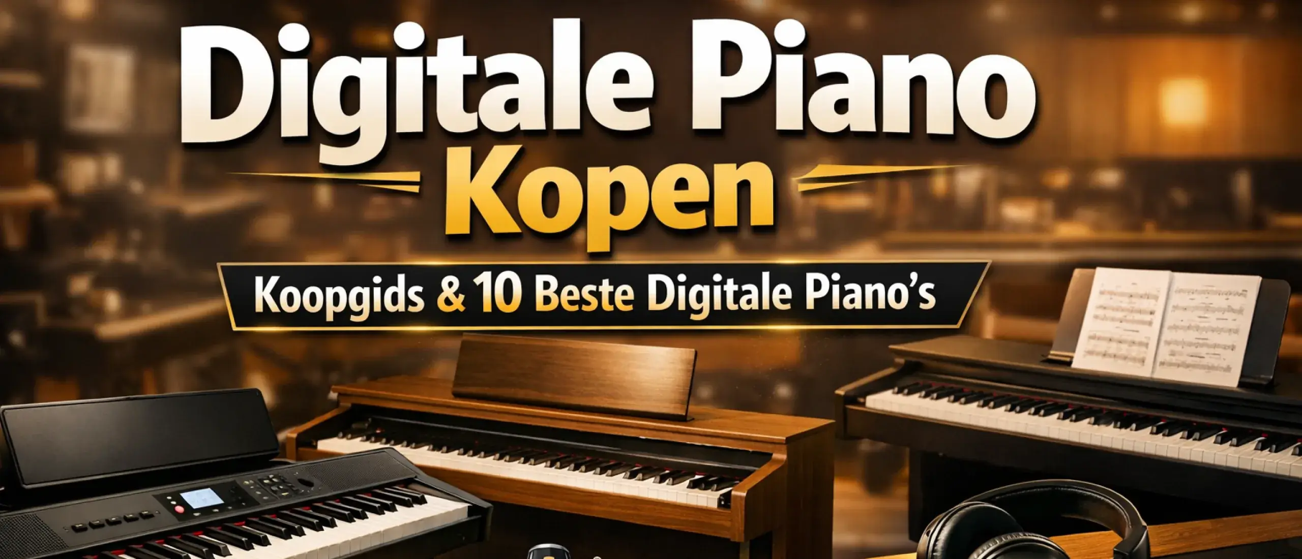 Koopgids de 10 beste digitale pianos