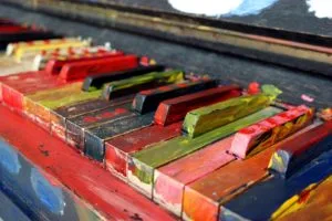 Piano zelf verven