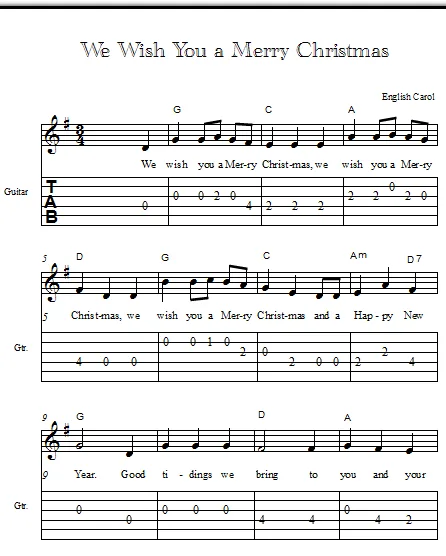 Kerstliedjes spelen op de gitaar. Alle akkoorden die je nodig hebt! kerstliedjes gitaar akkoorden