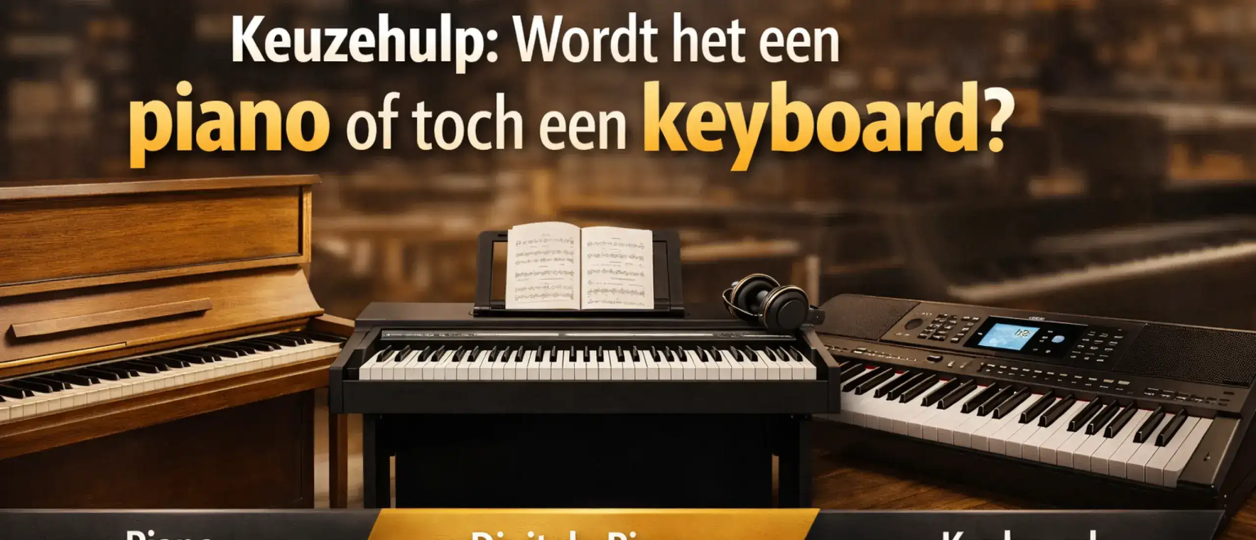 Piano of keyboard